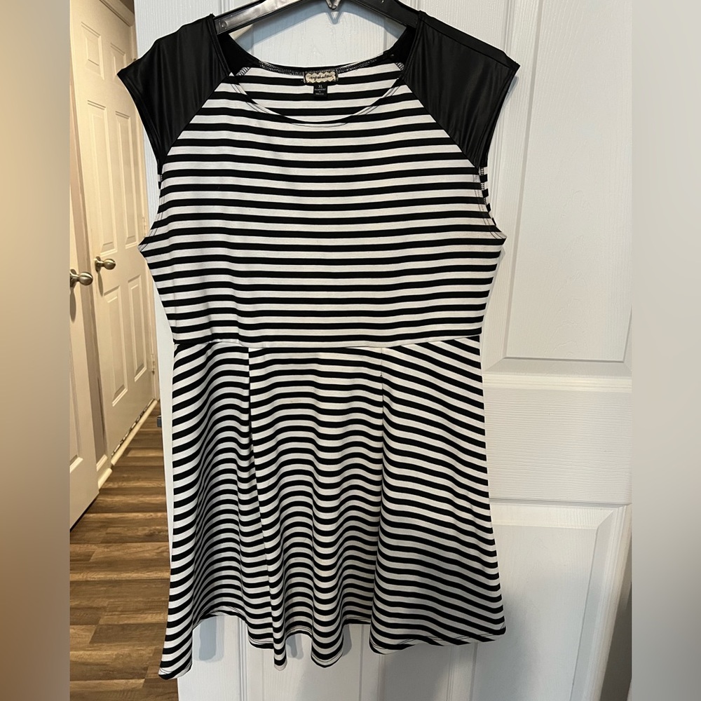 Striped short dress
